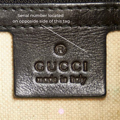 gucci belt bag serial number|gucci bag serial number location.